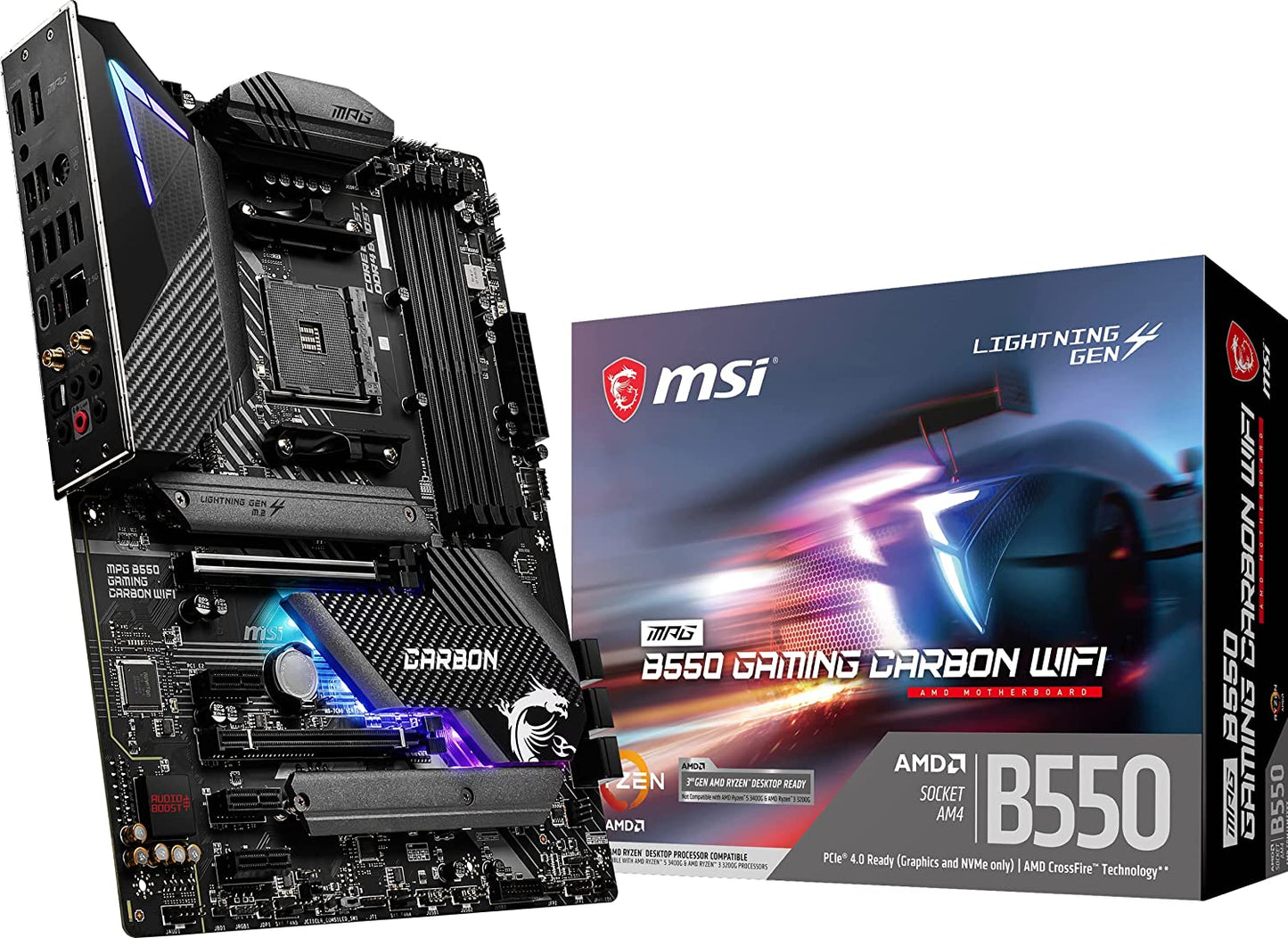 MSI MPG B550 GAMING CARBON WIFI Motherboard