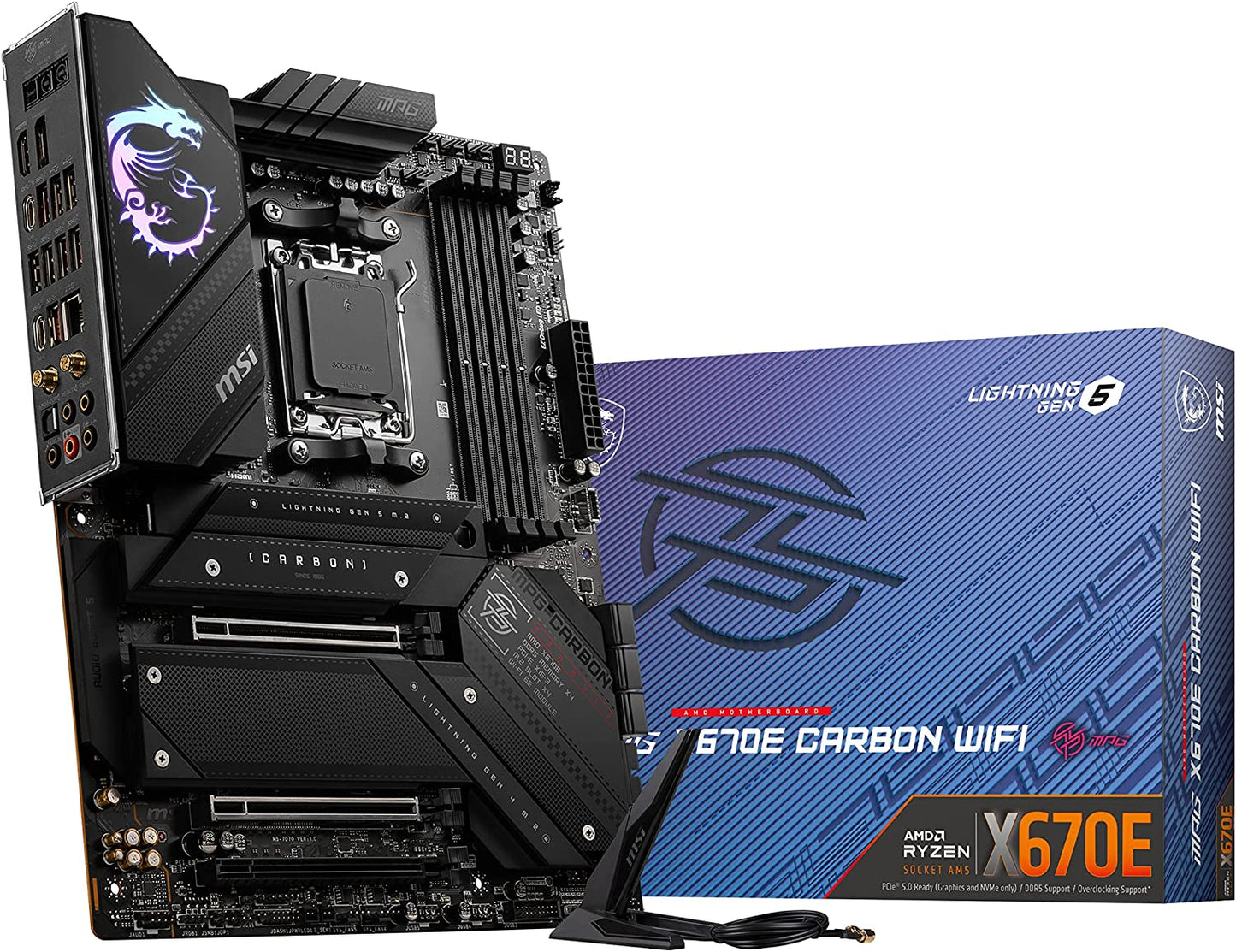 MSI MPG X670E CARBON WIFI Motherboard MB 8051