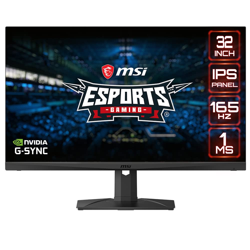 MSI Optix MAG321QR 31.5"/WQHD/Flatscreen/IPS Panel/165hz/Type C/KVM/Gaming OSD/Height Adjustment/G-S