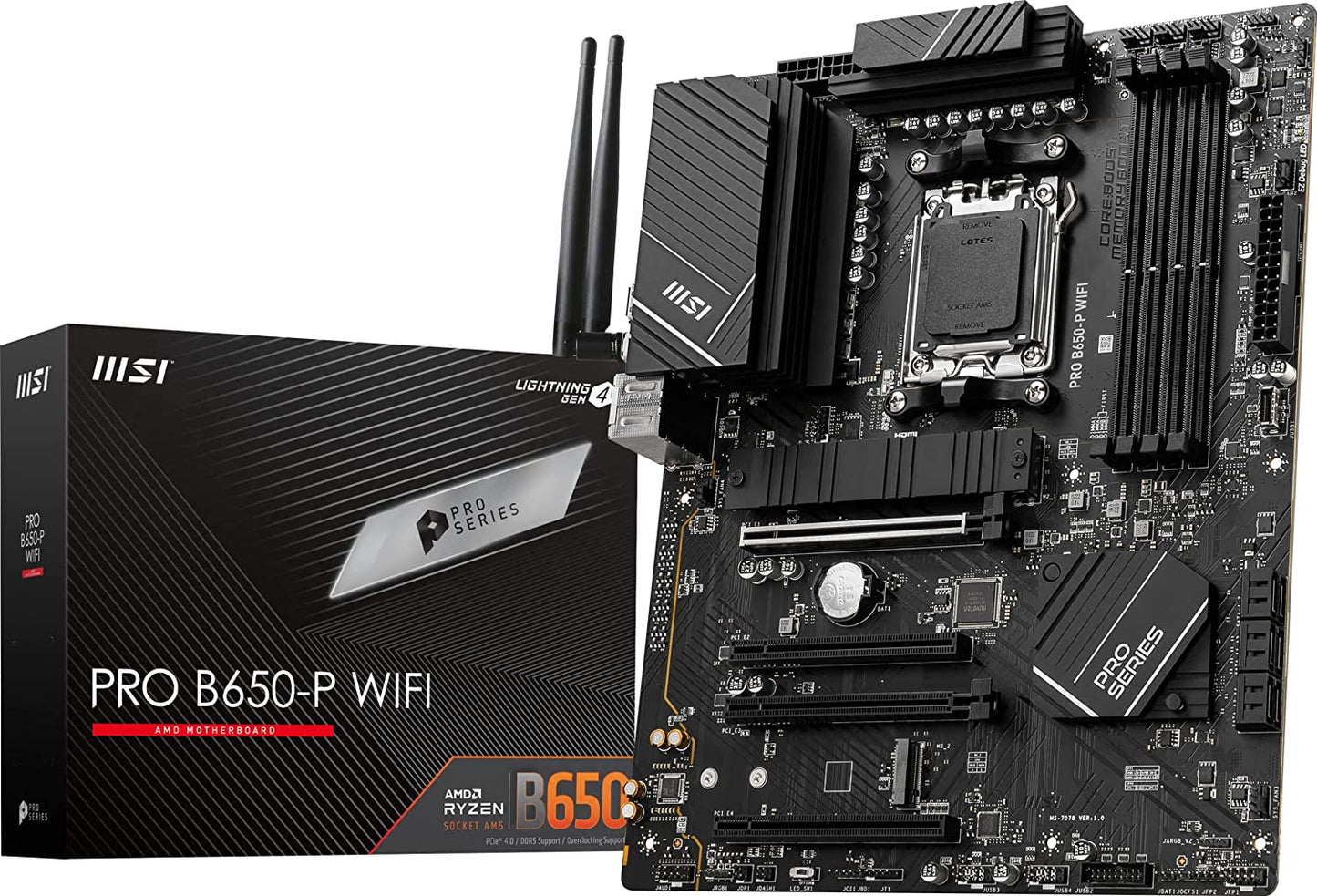 MSI PRO B650-P WIFI Motherboard MB 8074