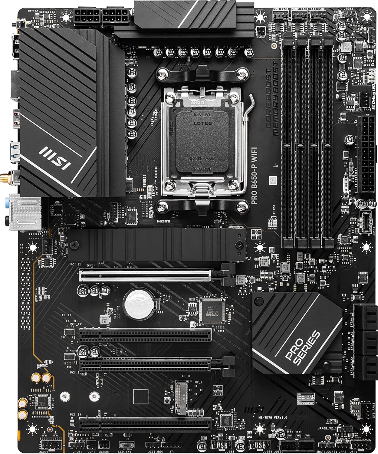 MSI PRO B650-P WIFI Motherboard MB 8074