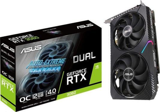 Asus Dual GeForce RTX 3060 OC -12GB GDDR6,DUAL-RTX3060-O12G-V2