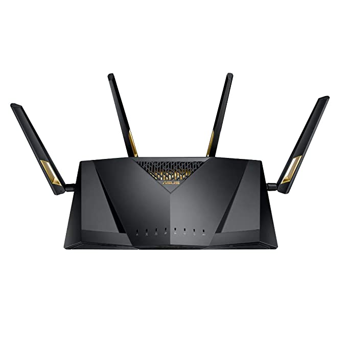 Asus AC2600 Dual-WAN VPN AC Router (800+1734 Mbps) Ports: RJ45 for Gigabits BaseT for WAN x 2, RJ45