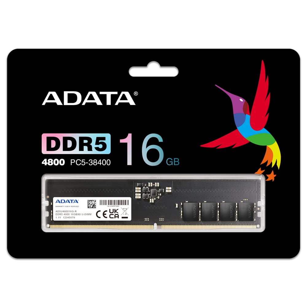 ADATA U-DIMM DDR5 4800 CL40 (1x16GB)