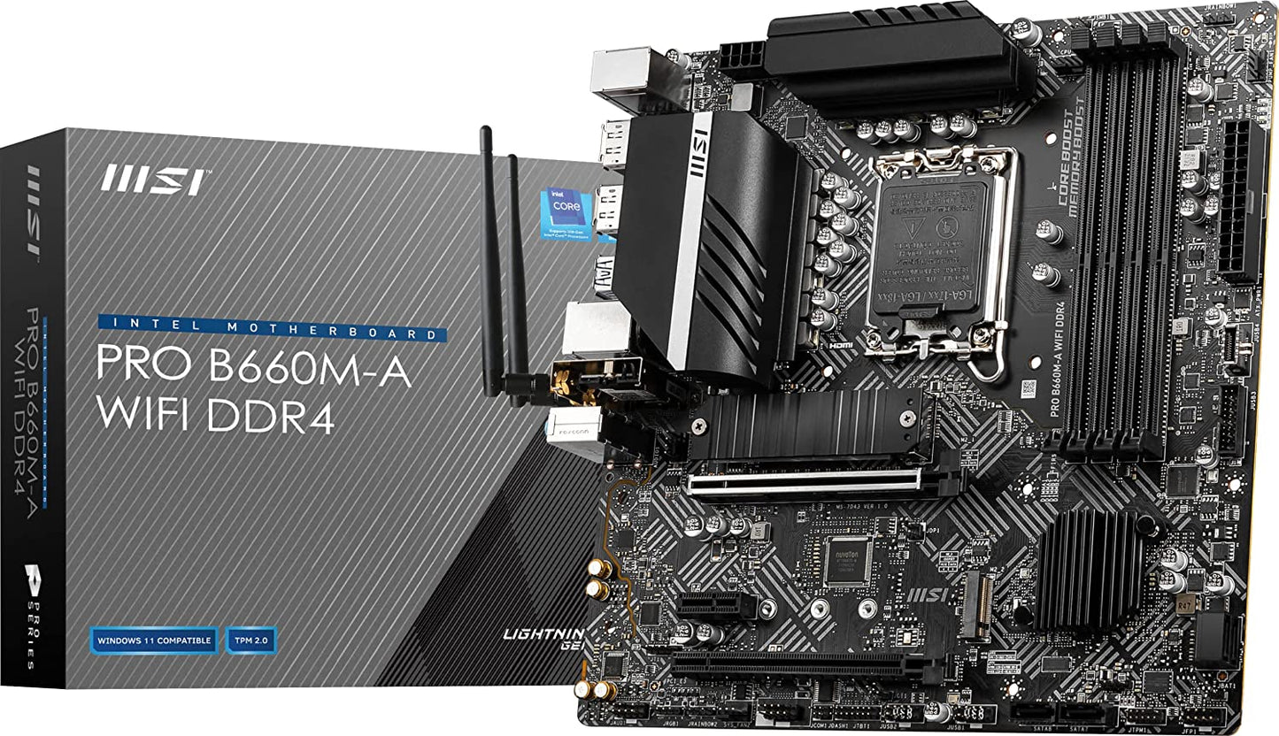 MSI PRO B660M-A WIFI DDR4 Motherboard