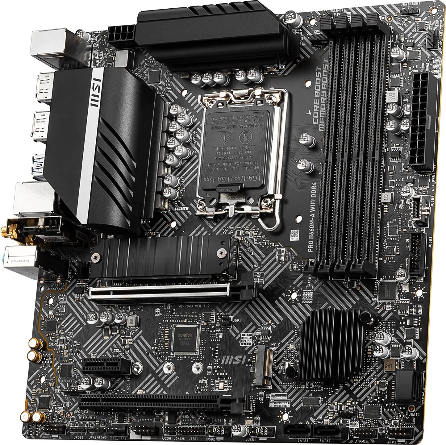 MSI PRO B660M-A WIFI DDR4 Motherboard