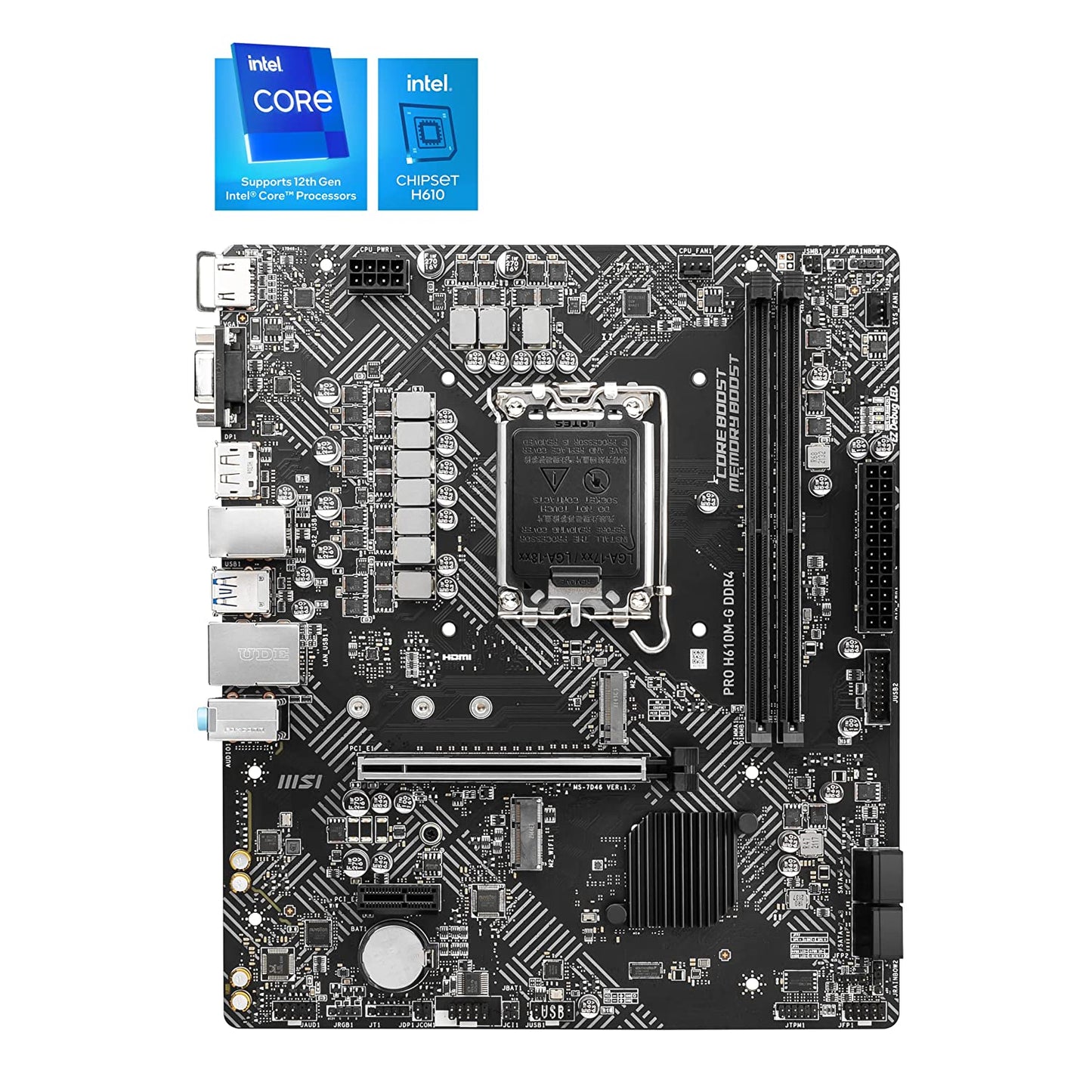 MSI PRO H610M-G DDR4 Motherboard