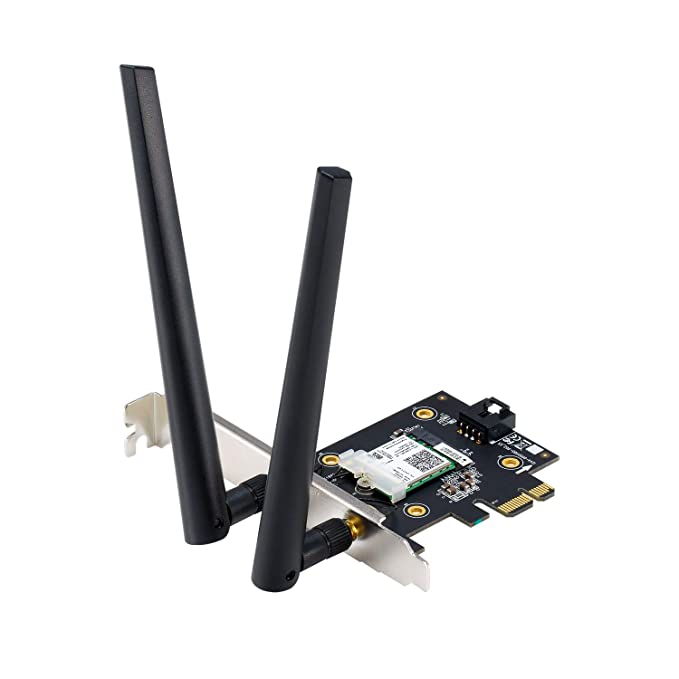 Asus AX3000 Dual Band PCI-E WiFi 6 (802.11ax) Supporting 160MHz, Bluetooth 5.0 Interface: PCI-E Adap