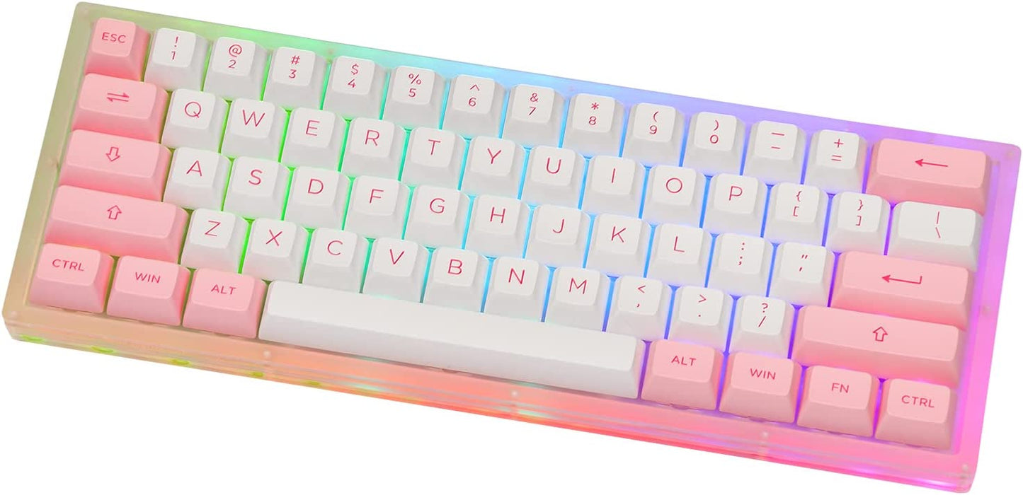 AKKO Keyboard ACR61 RGB Hotswap - Prunus Lannesiana (CS Jelly Pink Linear 45g)