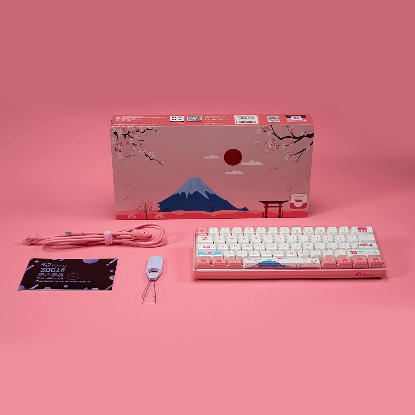 AKKO Keyboard 3061S RGB - World Tour Tokyo R2 OSA (Jelly Pink Linear)