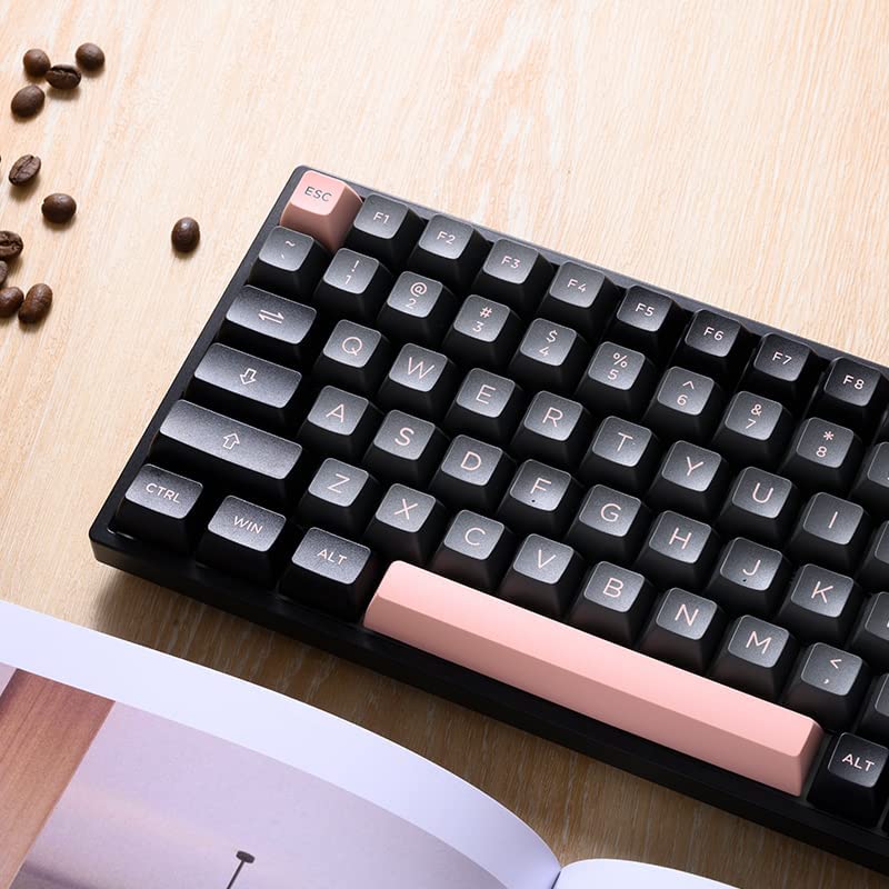 AKKO Keyboard 3084B - Black & Pink (Jelly Purple Tactile)