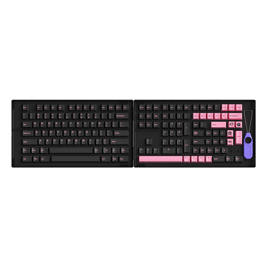 AKKO Keycap - Cherry Profile - Black & Pink The Dancer (229pcs)