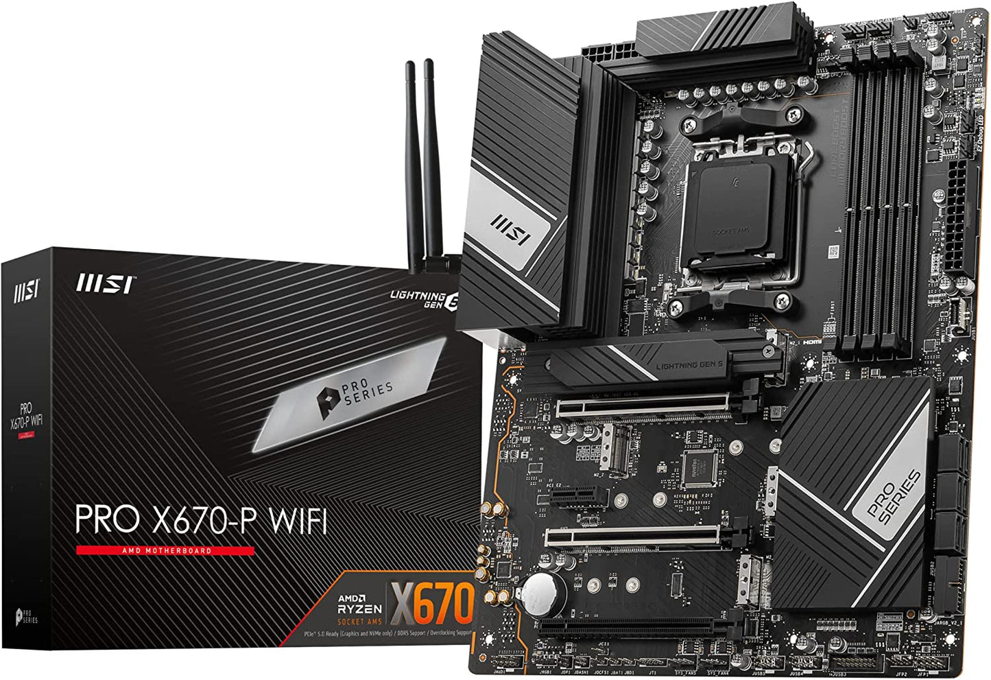 MSI PRO X670-P WIFI Motherboard MB 8052