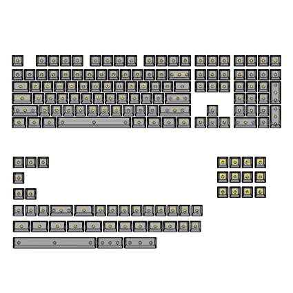 AKKO Keycap - ASA Profile - Clear Transparent Black (155pcs Polycarbonate)