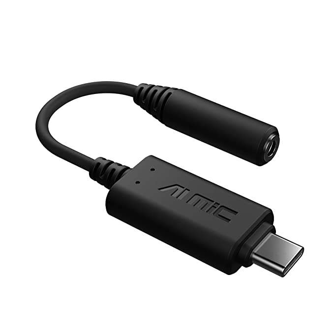 ASUS Ai Noise-Canceling Mic Adapter | Built-in Artificial