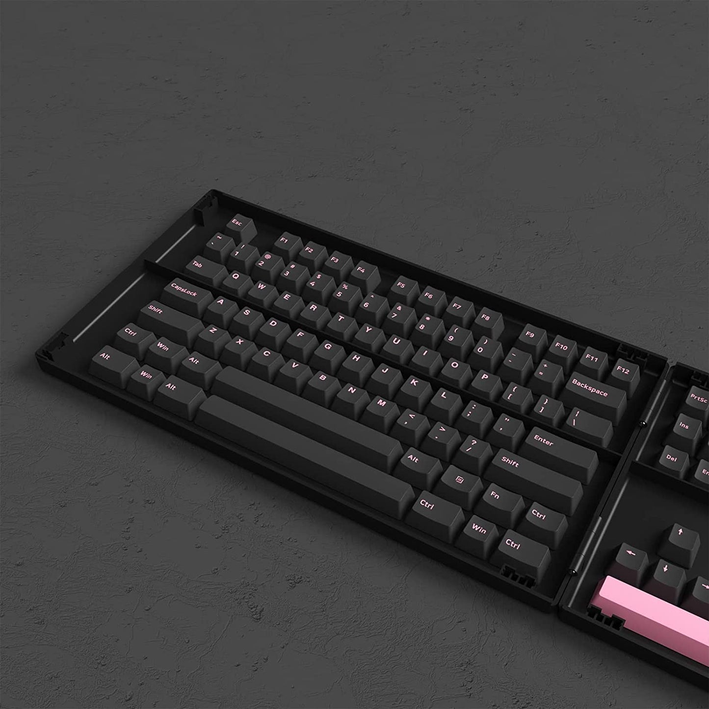 AKKO Keycap - Cherry Profile - Black & Pink The Dancer (229pcs)