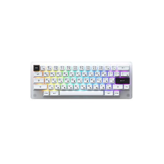 AKKO Keyboard ACR59 RGB Hotswap - BoW (CS Jelly White Linear)