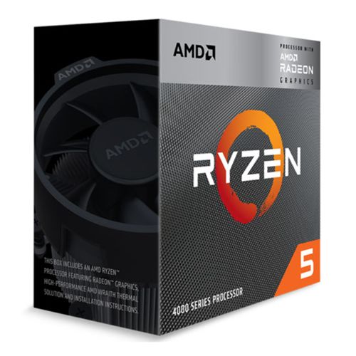 AMD Ryzen 5 4600G, with Wraith Stealth Cooler