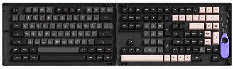 AKKO Keycap - ASA Profile - Black & Pink (158pcs)