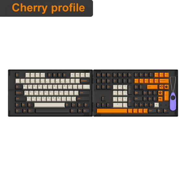 AKKO Keycap - Cherry Profile - Carbon Retro (229pcs)