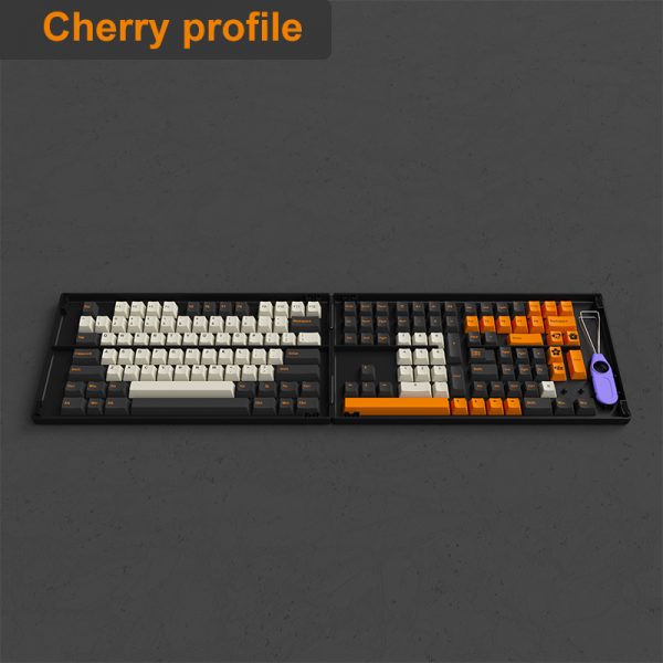 AKKO Keycap - Cherry Profile - Carbon Retro (229pcs)