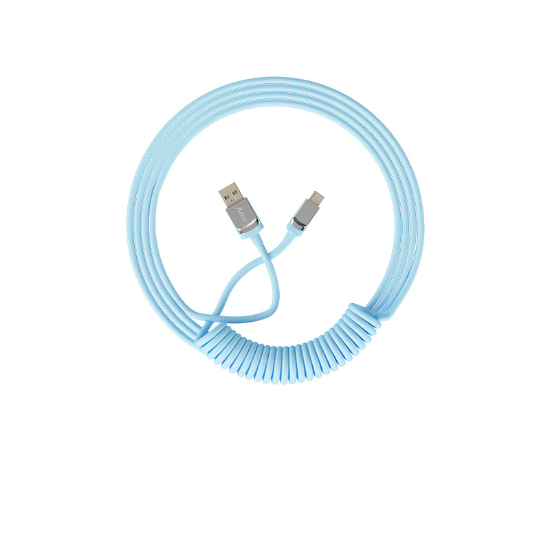 AKKO Coiled Cable - Blue