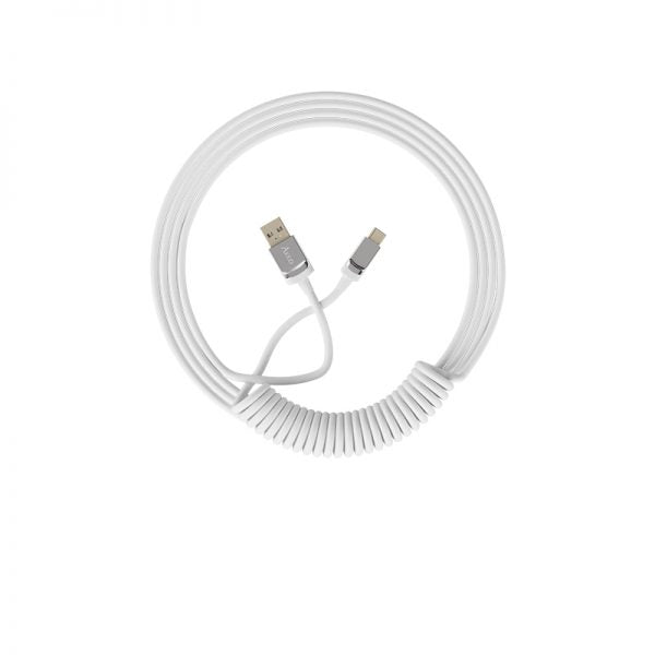 AKKO Coiled Cable - White