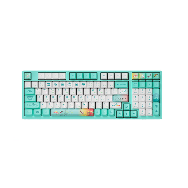 AKKO Keyboard 3098 - Monet's Pond (Akko Orange Tactile)