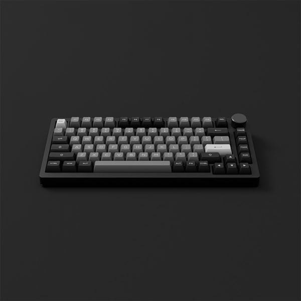 AKKO Keyboard PC75B Plus Black & Silver Akko Jelly Black