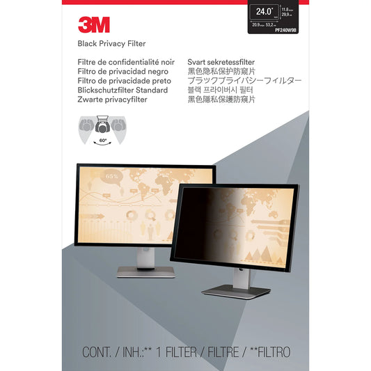 3M Privacy Filter for 24.0" Widescreen Monitor (16:9 aspect ratio) 532 mm x 299 mm