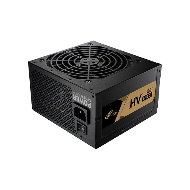 FSP HV PRO 85+ 550W. Black cables, DC-DC 80PLUS BRONZE | 550-51AAC-UK