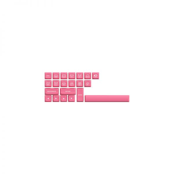 AKKO Keycap - ASA Low Profile - Prunus Lannesiana (155pcs)