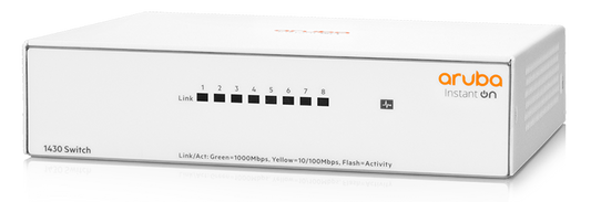 Aruba IOn 1430 8G Switch (NO SFP) R8R45A