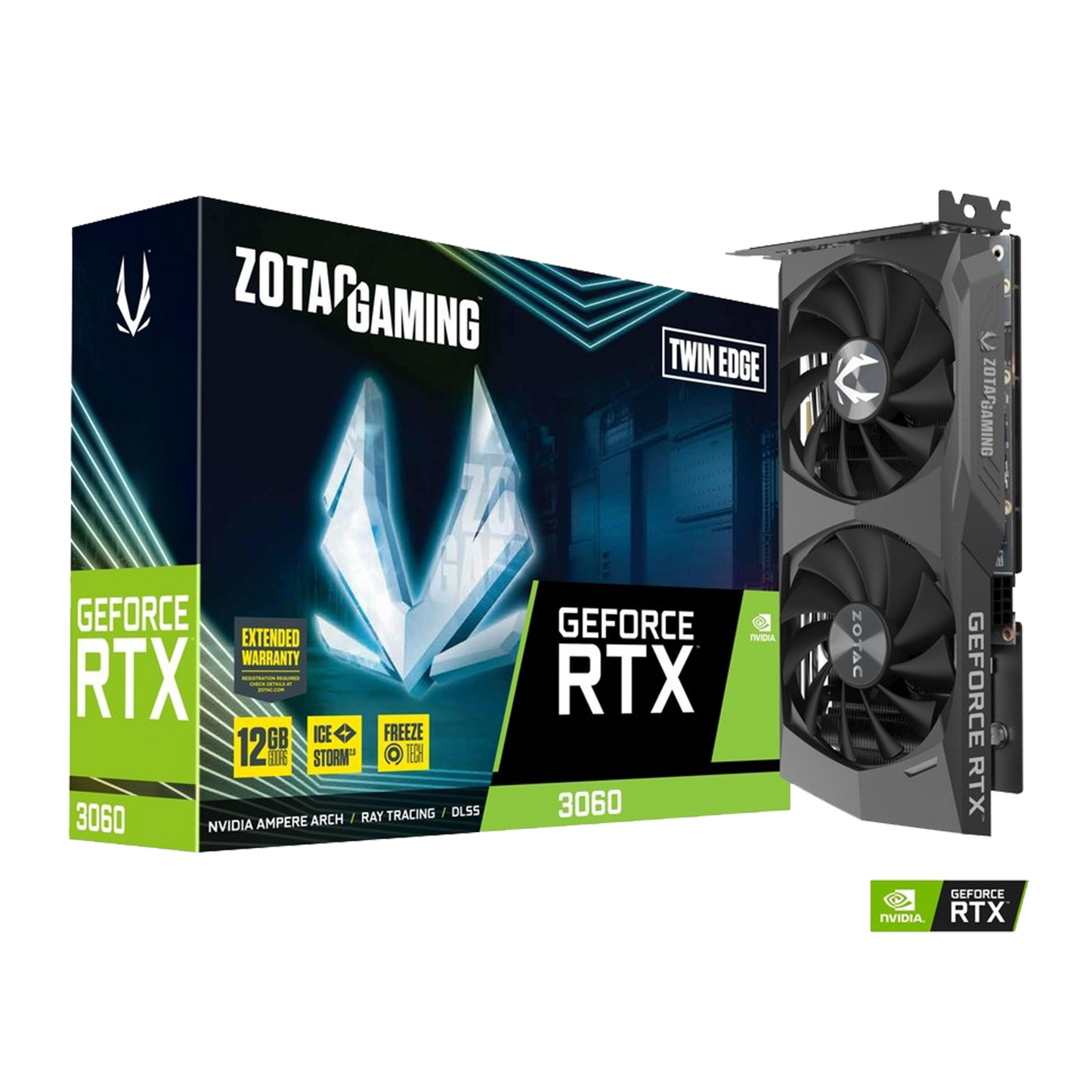 ZOTAC GAMING RTX 3060 TWIN EDGE 12GB GDDR6 | ZT-A30600E-10M