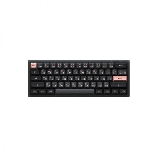 AKKO Keyboard ACR61 RGB Hotswap - Black & Pink (CS Jelly Black Linear 50g)