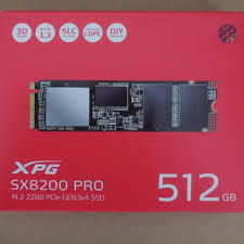 ADATA XPG SX8200 Pro PCIe Gen3x4 M.2 2280 Solid State Drive 512GB NMM 1719