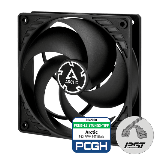 ARCTIC P12 PWM PST (Black)