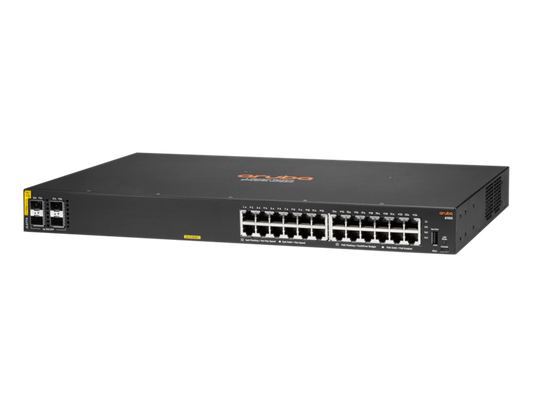 Aruba 6100 24G Class 4 POE 370W 4SFP+ Switch