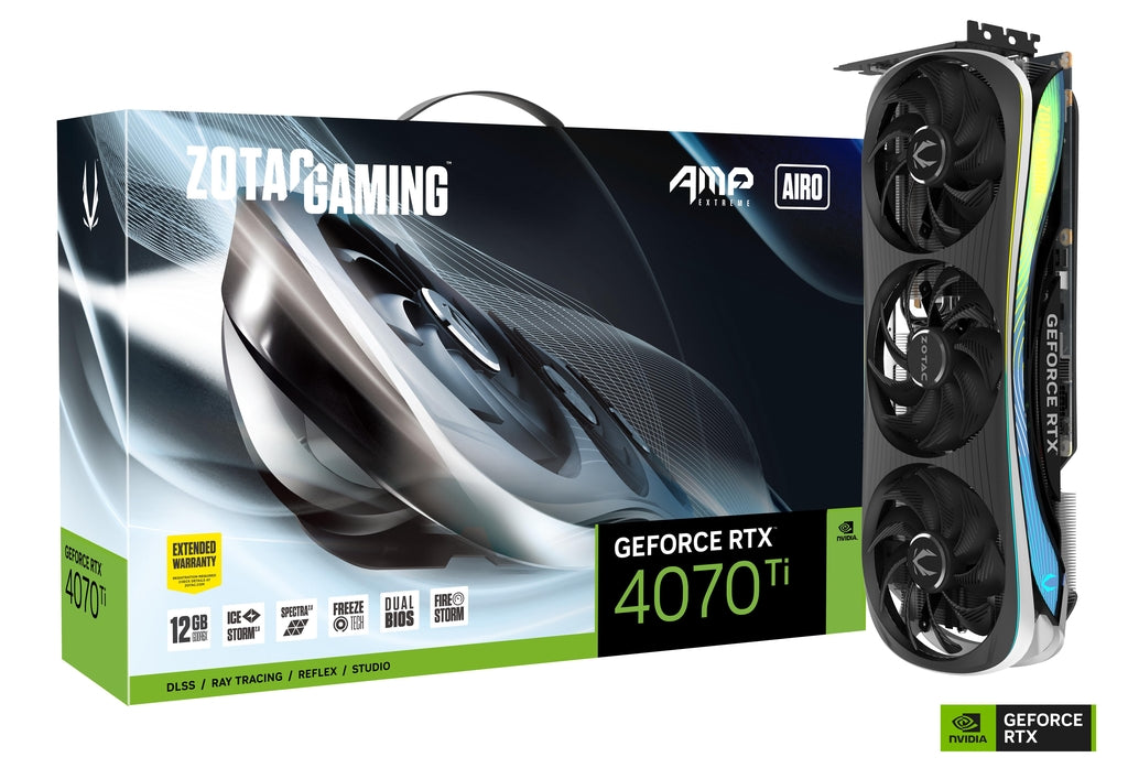 ZOTAC GAMING RTX 4070 TI AMP EXTREME AIRO 12GB 192BIT GDDR6X